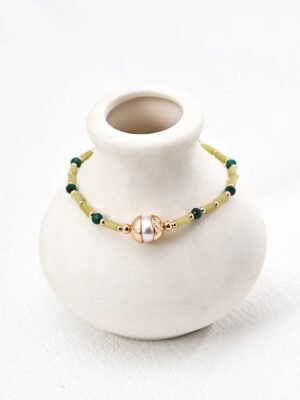Pearl Malachite Bracelet