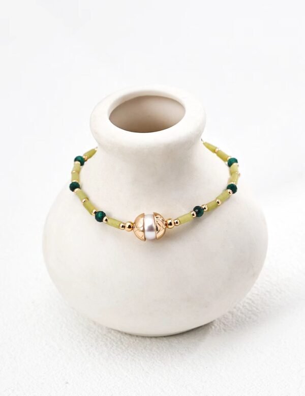 Pearl Malachite Bracelet