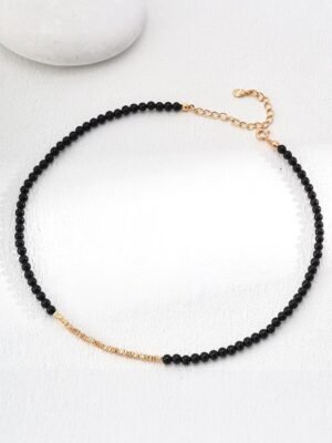 Minimalist Black Onyx Necklace