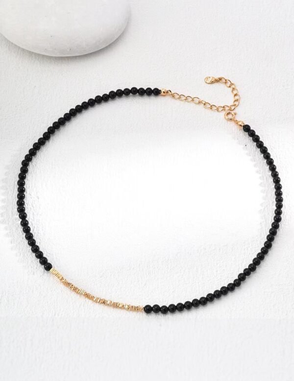 Minimalist Black Onyx Necklace