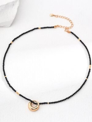 Sterling Silver Onyx Necklace