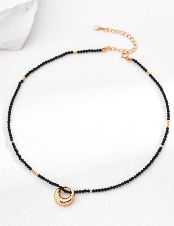 Sterling Silver Onyx Necklace