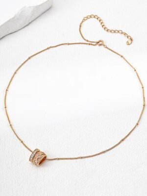 Vintage-Style Moonstone Pendant Necklace