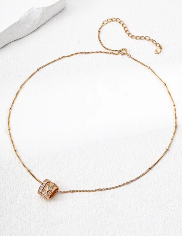 Vintage-Style Moonstone Pendant Necklace