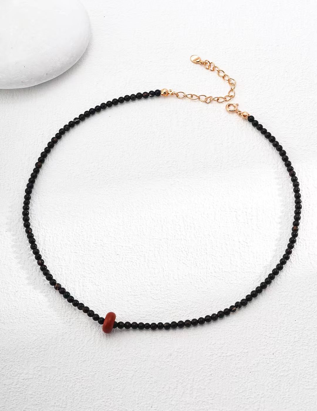 Natural Black Onyx Necklace