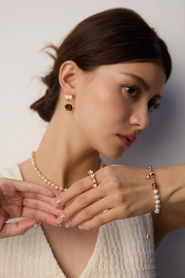 Pearl Moss Agate Bracelet