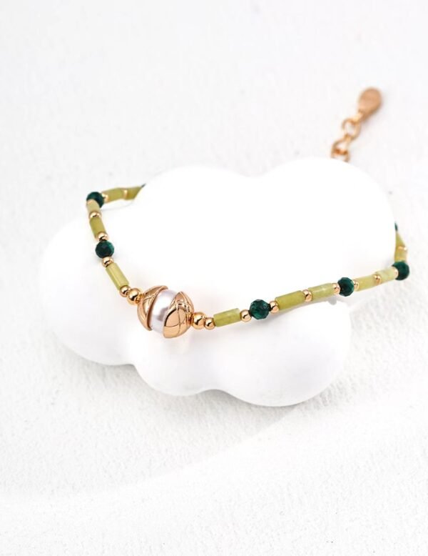 Pearl Malachite Bracelet