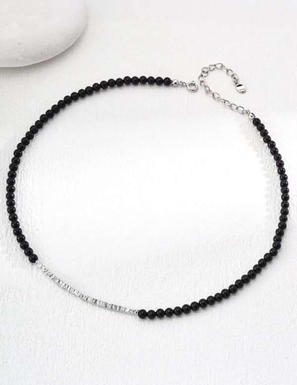 Minimalist Black Onyx Necklace