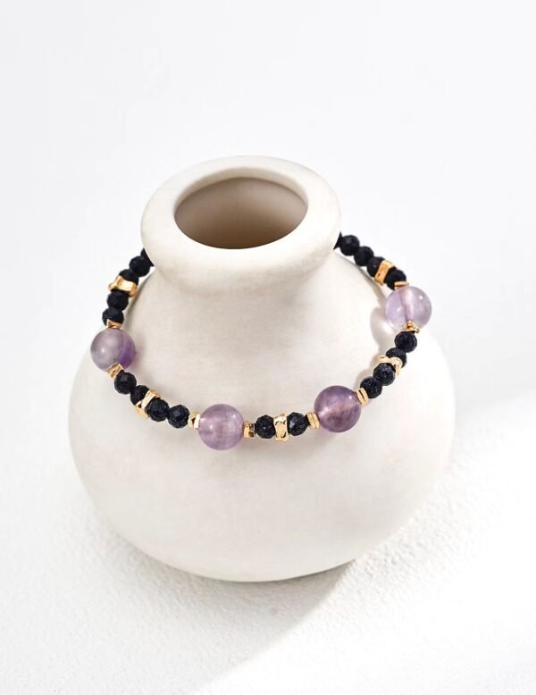 Natural Lavender Amethyst Bracelet