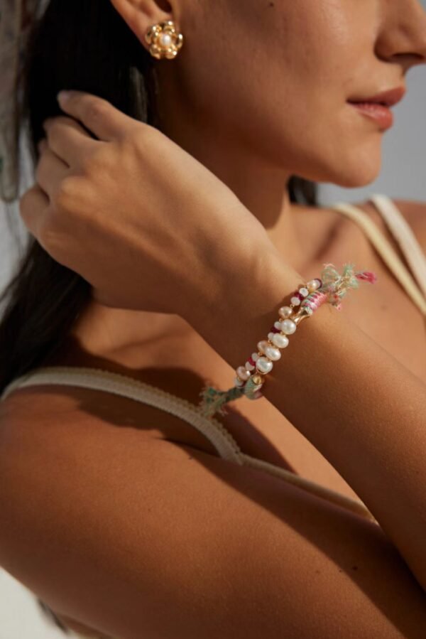 Natural Pearl Chinese Style Ethnic Bracelet